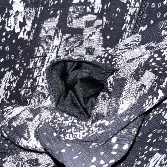 Christopher & Banks Black and Gray Full-zip Jacket with Rhinestones - Picture 3 of 4